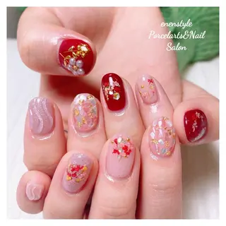 ショート ネイル 👑enen style👑のネイルデザイン