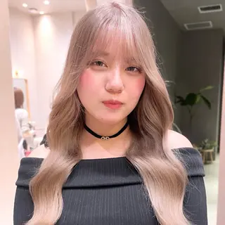 ロング カラー レイヤー/ブリーチ /暖色/ゆきなのヘアスタイル