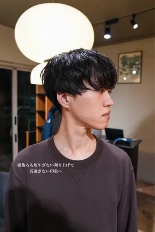 メンズ メンズパーマ いしだ りょうのヘアスタイル