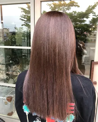 ロング カラー ツヤ髪質改善 💜れいな💜のヘアスタイル