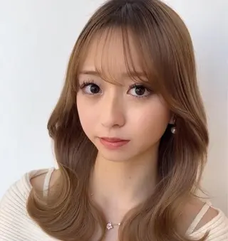 ロング レイヤーカット/ 顔まわり/アオイのヘアスタイル