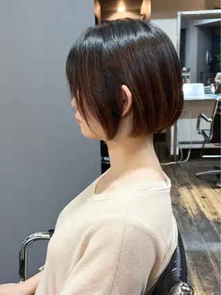 ショート カラー ヘアアレンジ ✨前田 優・2拠点✨ ✨恵比寿・札幌店✨のヘアスタイル