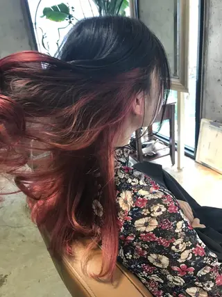 セミロング カラー パーマ ヘアアレンジ メンズ キッズ ネイル マツエク・マツパ サロンドミルク 原宿のヘアスタイル