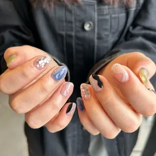 ネイル WAKANA/ ニュアンス・個性派のネイルデザイン