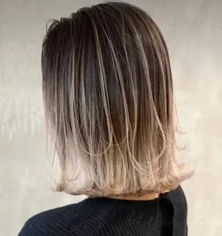 ミディアム カラー 林 エリのヘアスタイル