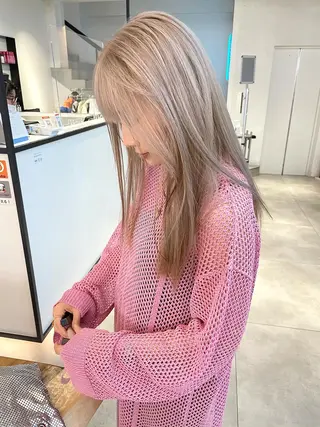 ロング カラー 🇰🇷カルマパーマ kaito🇰🇷のヘアスタイル