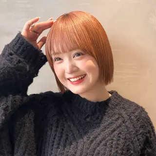 ショート カラー ♥️ボブ/縮毛矯正 /minami♥️のヘアスタイル