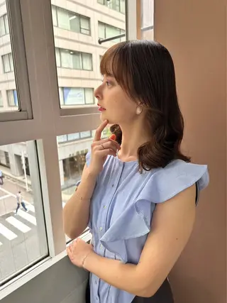 ミディアム パーマ ace share salon所属・韓国風パーマ/ 菅沼 成郷のヘアスタイル