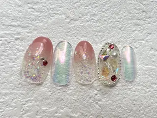 ネイル トップネイリスト Ribbon立川店のネイルデザイン