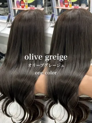 ミディアム カラー 韓国カット/ パーマ/KOTAのヘアスタイル