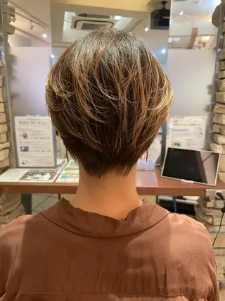 ショート 髪質改善 SHEER. 大阪梅田所属・髪質改善/ 梅田中崎町/宮里のヘアスタイル