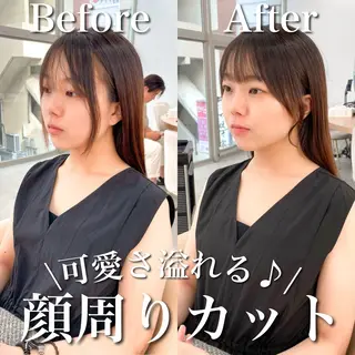 セミロング カラー 韓国ヘア🇰🇷 レイヤー/芝春樹のヘアスタイル