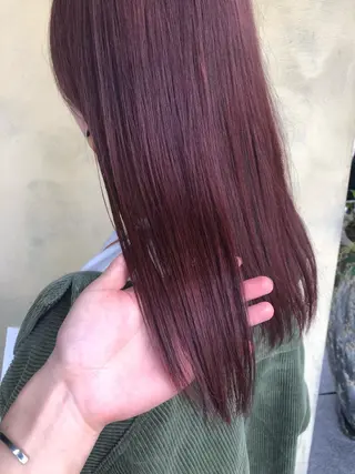 ミディアム カラー hina☺︎ 髪質改善/ストレートのヘアスタイル