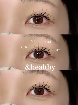 マツエク・マツパ hipahipa! MOEのマツエク・マツパデザイン