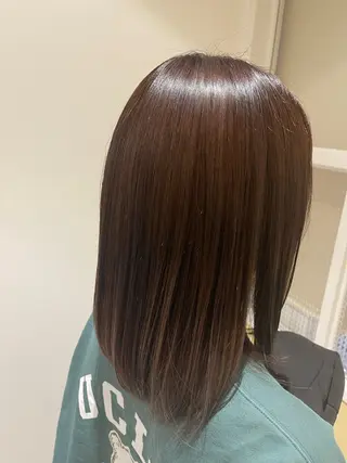 ミディアム EARTH/A岡山店 片岡愛のヘアスタイル