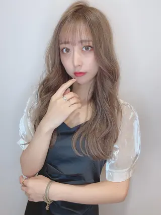 ロング カラー 個室サロンLOUIMADNA栄店所属・髪質改善美容師 個室サロン白金厚哉のヘアスタイル