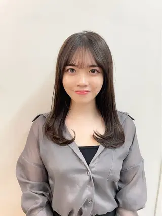 ミディアム ❤️ショートカット ・顔周りカット❤️のヘアスタイル