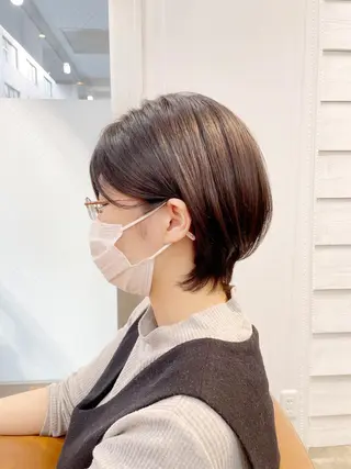 ショート newline銀座所属・👑銀座ショート/ 絶壁補正/金子涼👑のヘアスタイル