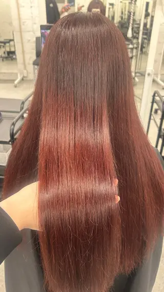 ロング 艶カラー美髪縮毛矯正 /髪質改善✨️ユウキのヘアスタイル