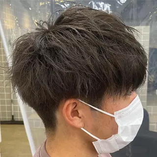 セミロング カラー ヘアアレンジ メンズ メンズ特化 水口湧太のヘアスタイル