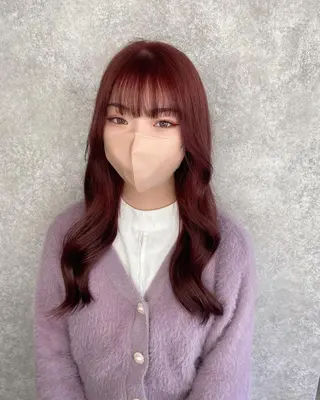 ロング カラー UNDER vr 【アンダーバー】のヘアスタイル