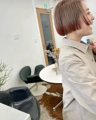 ショート カラー Lann    HAIR•MAKE所属・渡邉 琢也のヘアスタイル