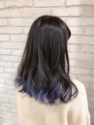 セミロング カラー HAUS 片山みほのヘアスタイル
