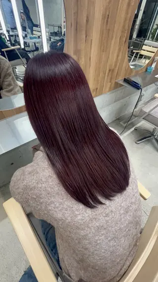 セミロング 透明感カラー/ ブリーチ/💓パタオのヘアスタイル