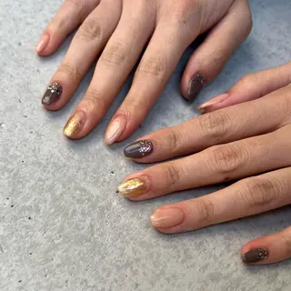 ネイル 🤎Two ERI🤎のネイルデザイン