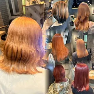ミディアム Eleanor spa&treatment 札幌店内にあるシェアサロン【WHITE】所属・シルクハイトーン / 髪質改善🦋MIKUのヘアスタイル