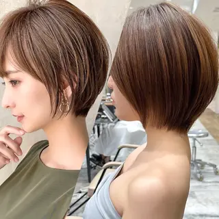 ショート カラー ショート、ボブの神✨ 峯朋也✂︎✨のヘアスタイル