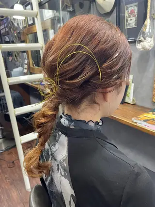 セミロング ヘアアレンジ サダハルカ |chouetteのヘアスタイル