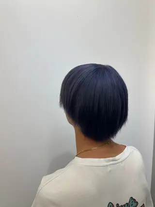 ショート 韓国ヘア×ハイトーン AYA💫のヘアスタイル