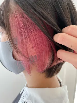 ショート カラー 福島成美/髪質改善 縮毛矯正/カラーのヘアスタイル