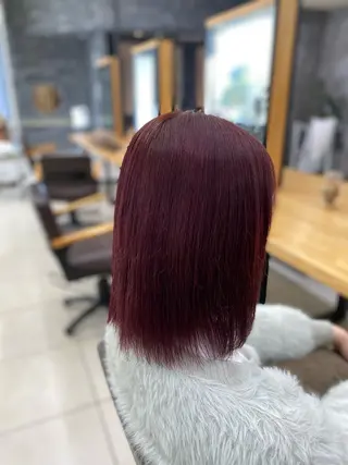 ミディアム カラー 🪼かえで🪼臼井 髪質改善/縮毛矯正のヘアスタイル