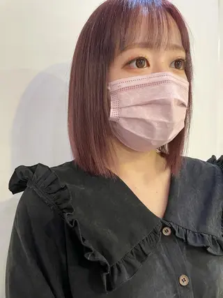 ショート カラー silo所属・silo MOKA 顔周りカット🦦のヘアスタイル