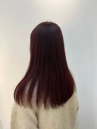 ロング カラー 丸田 美沙希のヘアスタイル