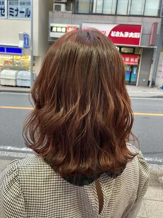 ミディアム カラー 透明感カラー/韓国 ヘア🩶yuri🩵のヘアスタイル