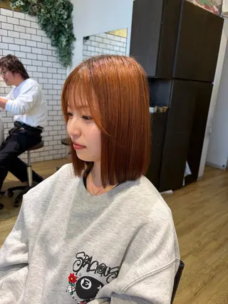 ミディアム 水木 里咲のヘアスタイル