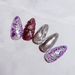 ネイル パラジェル💅 オフ無料Pi.Harのネイルデザイン