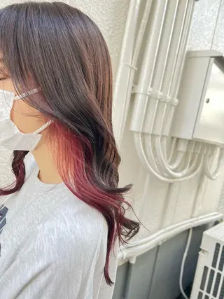 セミロング 坂本 実沙季のヘアスタイル