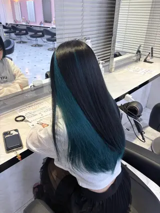 ロング カラー 透明感ベージュカラー 🪞上野🪞AIのヘアスタイル