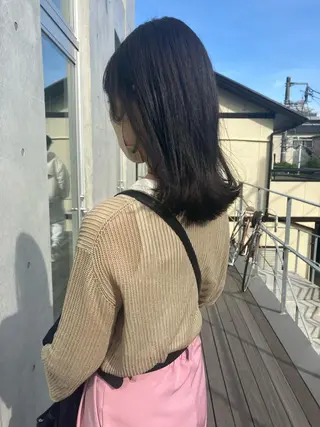 セミロング 似合わせカットカラー 👩MINAのヘアスタイル
