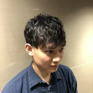 ミディアム 餘野 翔舞のヘアスタイル