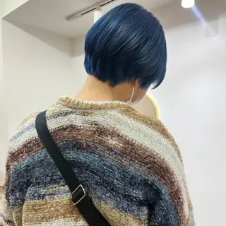ショート カラー ハイトーン/心斎橋/ honomiのヘアスタイル