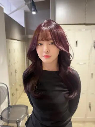 カラー 🥀韓流暖色ヘア 🥀yuzukiのヘアスタイル