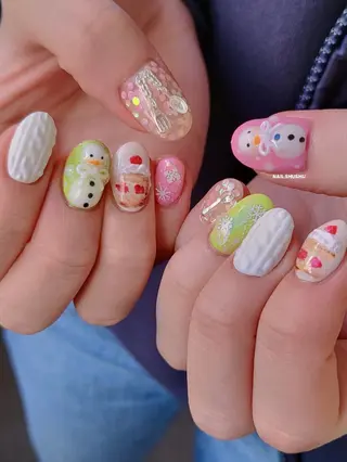 ネイル 3dパーツ/流行り 👧shushu❤️のネイルデザイン