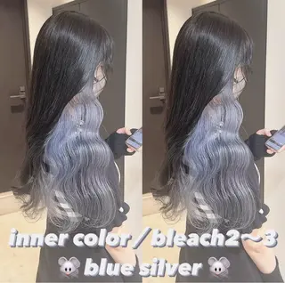 カラー 渋谷:インナーカラー ／🍒エリカ🍒のヘアスタイル