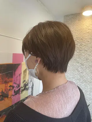 ショート カラー selma est所属・ショート/韓国ヘア Moto✂︎のヘアスタイル