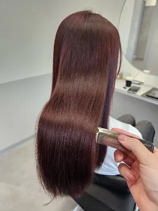 セミロング カラー 【髪質改善美容師】t occa茨木篠原健太のヘアスタイル